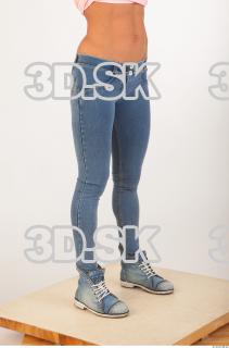 Leg blue jeans of Oxana  0008